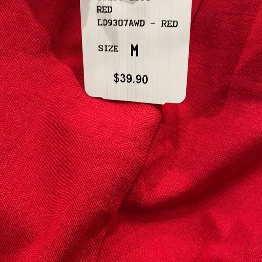 Red midi dress - Picture 2 of 3